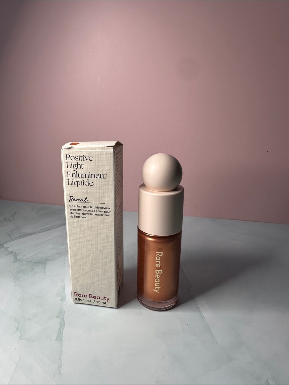 Rare Beauty Positive Light Liquid Highlighter - Warm Bronze REVEAL